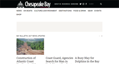 Desktop Screenshot of chesapeakebaymagazine.com